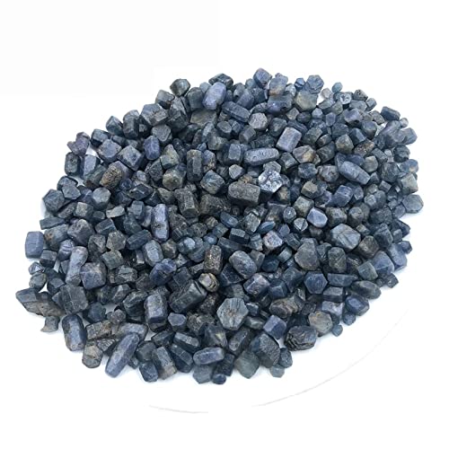 ERBRA 50 g/Packung, seltener, rauer, natürlicher Saphir, Blauer Korund, Kristallstein-Edelsteine, lose Gift von ERBRA