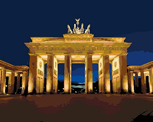 ERBWB Malen Nach Zahlen Erwachsene Anfänger Kinder,Brandenburger Tor, Deutschland DIY Ölgemälde auf Leinwand Geschenk Malen Nach Zahlen Kits- Paint by Numbers Ohne Rahmen 40 * 50cm ERBWB Malen Nach Zahlen Erwachsene Anfänger Kinder,Brandenburger Tor, Deutschland DIY Ölgemälde auf Leinwand Geschenk Malen Nach Zahlen Kits- Paint by Numbers Ohne Rahmen 40 * 50cm von ERBWB