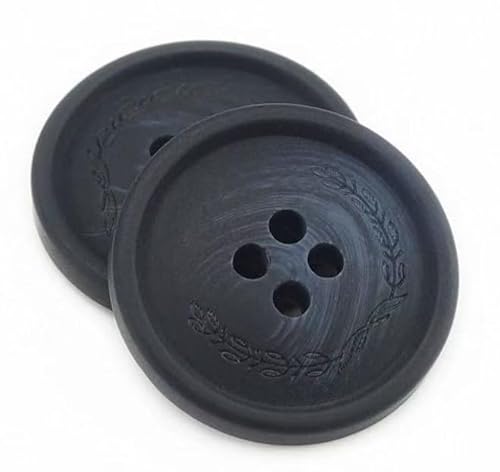 10 Stück Nähknöpfe, Kunstharz-Bastelknöpfe for Jacken, Hemden, Anzüge und Oberbekleidung(Blue,17.5mm) von ERERE