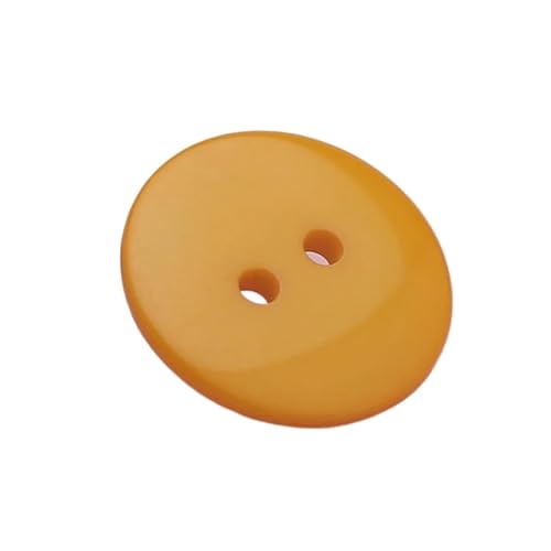 10er-Pack Bastelknöpfe aus Kunstharz, Nähknöpfe for Kleidungsstücke, DIY-Strick- und Scrapbooking-Zubehör(Golden yellow,10mm) von ERERE