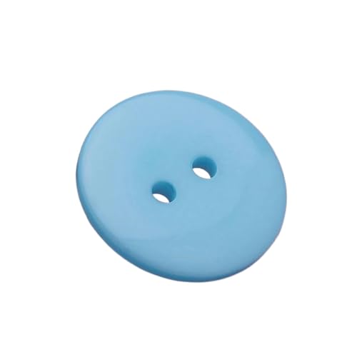 10er-Pack Bastelknöpfe aus Kunstharz, Nähknöpfe for Kleidungsstücke, DIY-Strick- und Scrapbooking-Zubehör(Light blue,10mm) von ERERE
