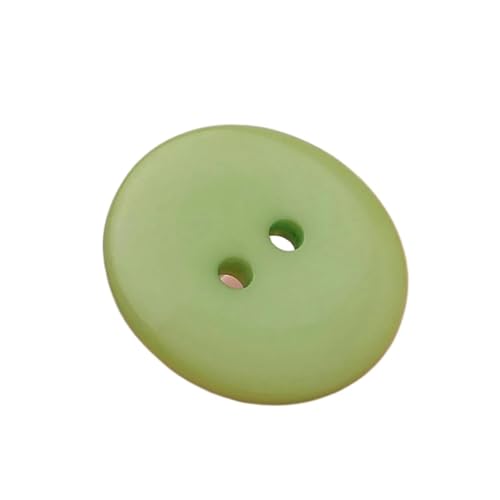 10er-Pack Bastelknöpfe aus Kunstharz, Nähknöpfe for Kleidungsstücke, DIY-Strick- und Scrapbooking-Zubehör(Light green,9mm) von ERERE
