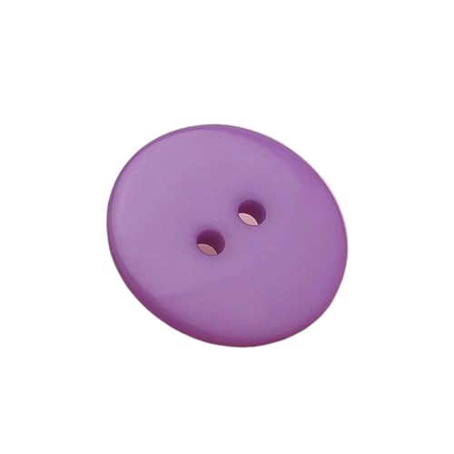 10er-Pack Bastelknöpfe aus Kunstharz, Nähknöpfe for Kleidungsstücke, DIY-Strick- und Scrapbooking-Zubehör(Light purple,11.5mm) von ERERE