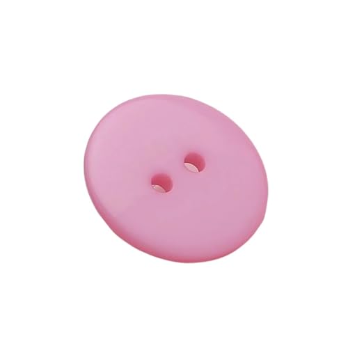 10er-Pack Bastelknöpfe aus Kunstharz, Nähknöpfe for Kleidungsstücke, DIY-Strick- und Scrapbooking-Zubehör(Pink,9mm) von ERERE