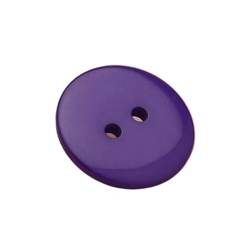 10er-Pack Bastelknöpfe aus Kunstharz, Nähknöpfe for Kleidungsstücke, DIY-Strick- und Scrapbooking-Zubehör(Purple,10mm) von ERERE