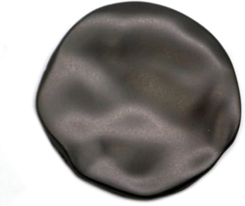 5 Stück Knöpfe in einzigartiger Form, unregelmäßige flache Nähknöpfe for Mantel und Hemd, Accessoires for Selbermachen(Matt Black) von ERERE