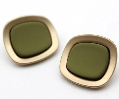 6 Stück Ersatzknöpfe for Hemd, Mantel und Strickjacke, Nähknöpfe for Damenbluse und Pullover, Mode-Bastelzubehör DIY(Green,20mm) von ERERE
