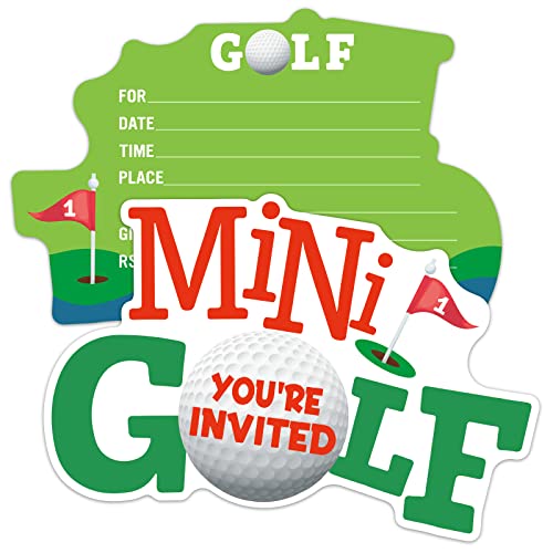 ERHACHAIJIA 15 Stück Mini-Einladungskarten in Golfball-Form mit Umschlägen, lustige Geburtstagsparty, Sportparty, Babyparty, Golfparty, Einladungen für Jungen, Mädchen, Erwachsene, Golfliebhaber ERHACHAIJIA 15 Stück Mini-Einladungskarten in Golfball-Form mit Umschlägen, lustige Geburtstagsparty, Sportparty, Babyparty, Golfparty, Einladungen für Jungen, Mädchen, Erwachsene, Golfliebhaber von ERHACHAIJIA