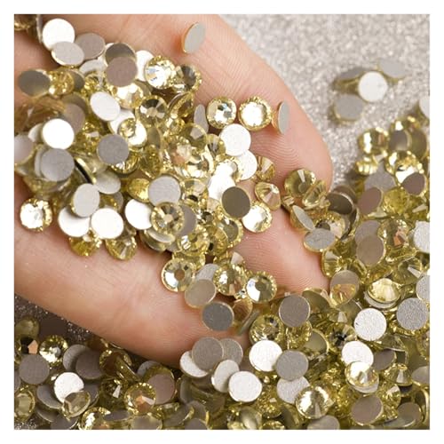 Flatback Kristall-Strasssteine ​​in allen Größen for Nagelkleidung for Basteln, Dekorieren, Edelsteine(Jonquil,SS30 288Pcs) von ERHTGUO