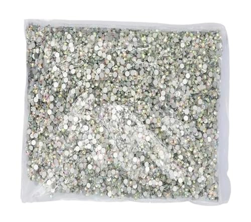 Hotfix Strasssteine ​​Hotfix ​​Großpackung Crystal AB Glas Strass Aufbügeln(No Glue Crystal AB,Ss12-14400pcs) von ERHTGUO