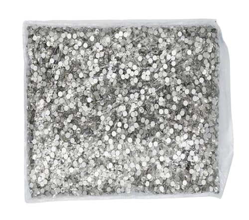 Hotfix Strasssteine ​​Hotfix ​​Großpackung Crystal AB Glas Strass Aufbügeln(No Glue CrystalClear,Ss34-1440pcs) von ERHTGUO