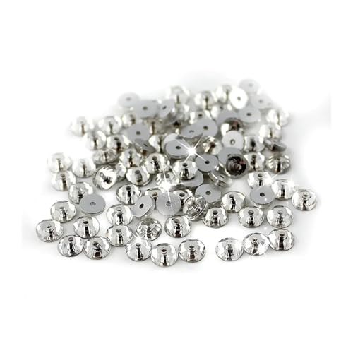 Runde Kristall AB/Klar Silber Basis Nähen Auf Strass Perlen Steine ​​Einzigen loch Hochzeit kleid zubehör(Clear,SS16-1440pcs) von ERHTGUO