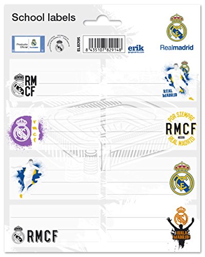 Grupo Erik editores – Etiketten 15.8 x 20 cm Real Madrid - ELE0195 15.8 x 20 cm von Erik