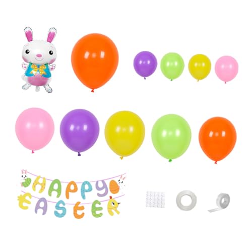 ERINGOGO 3er-pack Osterszenen-layout-dekorationen Osterbanner-dekorationen Luftballons Osterthema Ornament ERINGOGO 3er-pack Osterszenen-layout-dekorationen Osterbanner-dekorationen Luftballons Osterthema Ornament von ERINGOGO