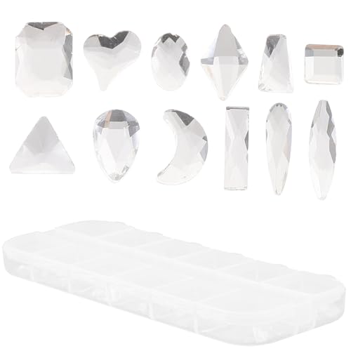 ERINGOGO 1 Karton DIY Nagelkunst Strasssteine Fächer Box mit Ab Glassteinen Langlebige Nail Charms für Maniküre Dekoration Funkelndes Nail Art Zubehör für Kreative DIY Designs ERINGOGO 1 Karton DIY Nagelkunst Strasssteine Fächer Box mit Ab Glassteinen Langlebige Nail Charms für Maniküre Dekoration Funkelndes Nail Art Zubehör für Kreative DIY Designs von ERINGOGO