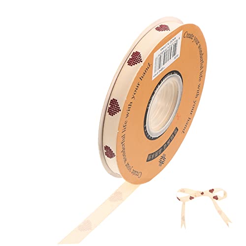 ERINGOGO 1 Rolle Liebesgedruckte Gurt Hochzeit doppelseitige Bänder Kräuselband für Bänder für Geburtstagsfeiern Geschenkband Paketband Baumband Partyband Polyester von ERINGOGO
