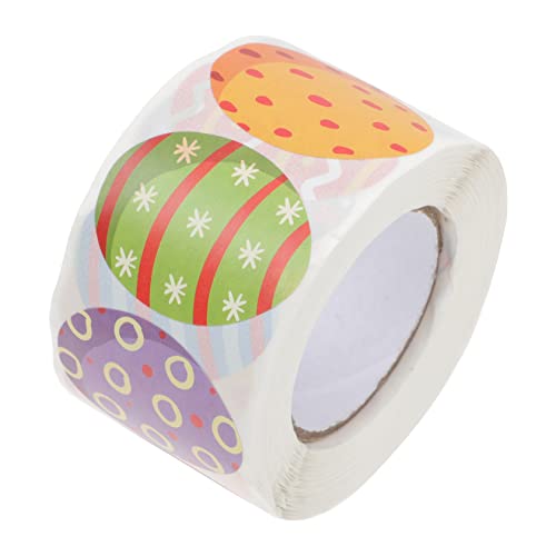 ERINGOGO Ostereier-Aufkleber-Set 1 Rolle Selbstklebende Ovale Osteretiketten Zum Versiegeln Von Backverpackungen Dekorative Aufkleber Zum Verpacken Von Partygeschenken ERINGOGO Ostereier-Aufkleber-Set 1 Rolle Selbstklebende Ovale Osteretiketten Zum Versiegeln Von Backverpackungen Dekorative Aufkleber Zum Verpacken Von Partygeschenken von ERINGOGO