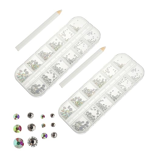 ERINGOGO 1 Satz Flache Strasssteine für Nail Art mit Ab Farben und Punktstift für DIY Nageldesigns Glitzer Dekorationen und Kreative Maniküren ERINGOGO 1 Satz Flache Strasssteine für Nail Art mit Ab Farben und Punktstift für DIY Nageldesigns Glitzer Dekorationen und Kreative Maniküren von ERINGOGO