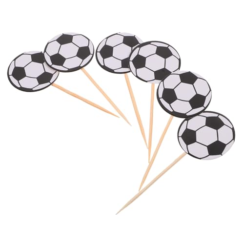 ERINGOGO 1 Satz Fußball-kucheneinsatz Fußballkuchen Topper Fußball -cupcake -topper Kugeln Kuchen Sportball-cupcake-topper Party-dessert-topper Fußballparty Dekoration Papier 60 Stück ERINGOGO 1 Satz Fußball-kucheneinsatz Fußballkuchen Topper Fußball -cupcake -topper Kugeln Kuchen Sportball-cupcake-topper Party-dessert-topper Fußballparty Dekoration Papier 60 Stück von ERINGOGO
