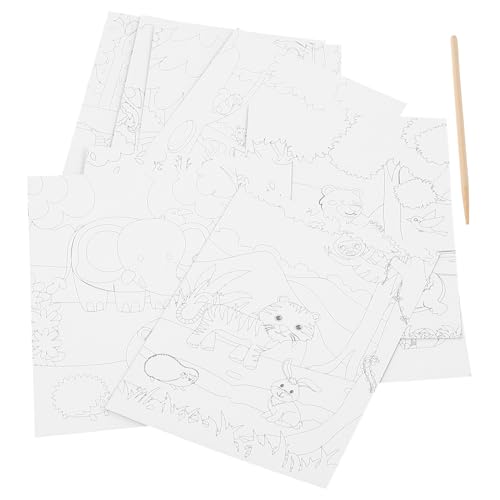 ERINGOGO 1 Satz Graffiti -lieferungen Gesetzt Kinderhandwerk Kratzmalerei Kind Aktivitäten Für Zeichenpapier Kratzen Basteln Für Staffelei Kratzpapier ERINGOGO 1 Satz Graffiti -lieferungen Gesetzt Kinderhandwerk Kratzmalerei Kind Aktivitäten Für Zeichenpapier Kratzen Basteln Für Staffelei Kratzpapier von ERINGOGO