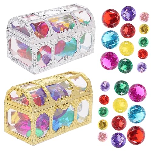 ERINGOGO 1 Satz Großes Diamantspielzeug Aus Kunststoff, Edelsteine, Vasenfüller, Dekoration, Pooltauchen, Diamantspielzeug von ERINGOGO
