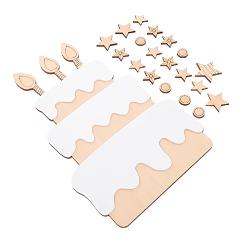 ERINGOGO 1 Satz Holzgeburtstagsdeko Holzschild und Zubehörteile für Einzigartige Wanddekoration für Geburtstagsfeiern und Fotoshootings Sicher und Langlebig ERINGOGO 1 Satz Holzgeburtstagsdeko Holzschild und Zubehörteile für Einzigartige Wanddekoration für Geburtstagsfeiern und Fotoshootings Sicher und Langlebig von ERINGOGO