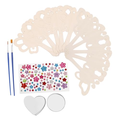 ERINGOGO 1 Satz Holzprinzessinspiegel Bastelset Spiegel Selbst Bemalen Spiegel Für Das Handwerk Unvollendeter Mini-spiegel Prinzessinnen-geburtstagsparty-dekorationen Alu-spiegel ERINGOGO 1 Satz Holzprinzessinspiegel Bastelset Spiegel Selbst Bemalen Spiegel Für Das Handwerk Unvollendeter Mini-spiegel Prinzessinnen-geburtstagsparty-dekorationen Alu-spiegel von ERINGOGO