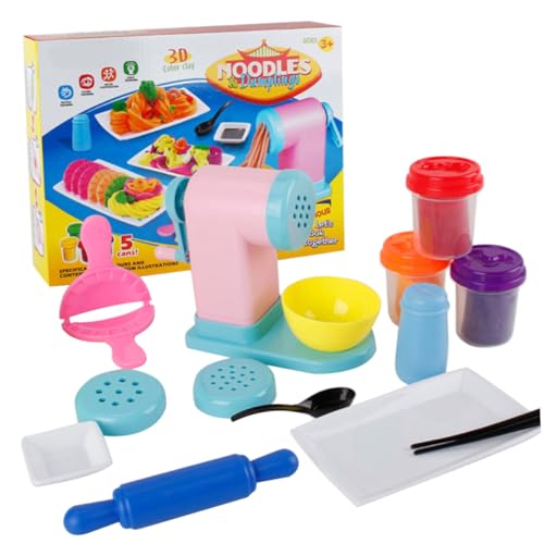 ERINGOGO 1 Satz Knete Nudelmaschine für Modellierwerkzeug mit Bunten Formen Fördert Kreativität und Motorische Fähigkeiten für Vorschule und Spielgruppen Langlebig und Leicht zu Handhaben ERINGOGO 1 Satz Knete Nudelmaschine für Modellierwerkzeug mit Bunten Formen Fördert Kreativität und Motorische Fähigkeiten für Vorschule und Spielgruppen Langlebig und Leicht zu Handhaben von ERINGOGO