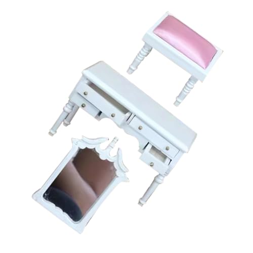 ERINGOGO 1 Satz Kommode Modell Mini-Make-up-schminktisch Miniatur-puppenhaus-kommode Miniatur Für Puppenhaus Dollhouse Schlafzimmermöbel Puppenhaus Wohnzimmer Puppenhauspuppen Hölzern von ERINGOGO