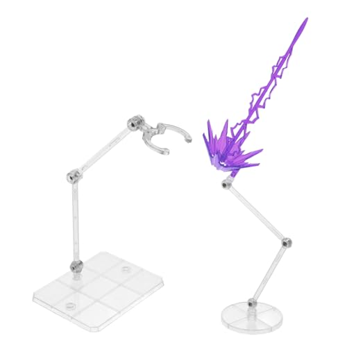 ERINGOGO 1 Satz Laserenergie-Ornamente Unterstützung Figur Wirkung Kaiser Gestell Stand Anzeige Display-ständer Puppenständer Spielzeugständer Plastik Violett ERINGOGO 1 Satz Laserenergie-Ornamente Unterstützung Figur Wirkung Kaiser Gestell Stand Anzeige Display-ständer Puppenständer Spielzeugständer Plastik Violett von ERINGOGO