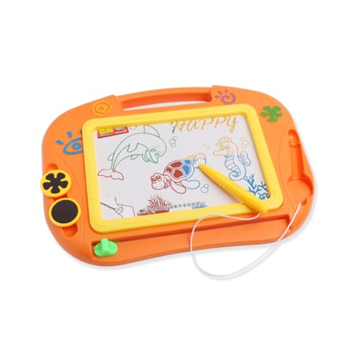 ERINGOGO 1 Satz Magnetisches Zeichenbrett für Maltafel aus Pädagogisches Kreativität und Hand Augen Koordination Orange von ERINGOGO