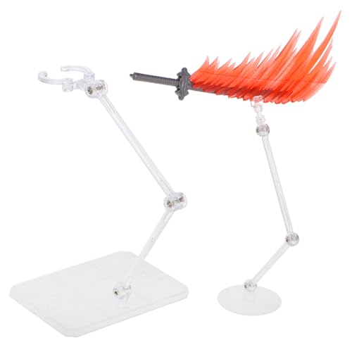 ERINGOGO 1 Satz Modellständer mit Elementen Transparente Halterung für Actionfiguren Vielseitiger Puppenständer für Kreative Displays im Wohn und Bürobereich Einzigartiges Design für von ERINGOGO