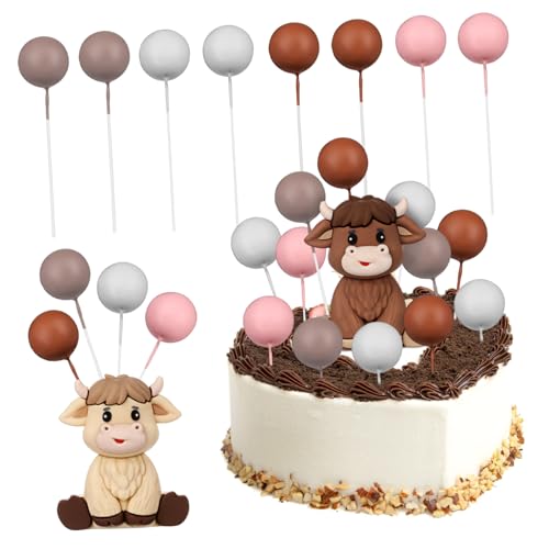 ERINGOGO 1 Satz Party Kuchen Dekoration Hochlandkuh-kuchenaufsatz Kuh-kuchen-topper Kugeln Für Kuchen Tortenaufsätze Für Geburtstage Herzlichen Glückwunsch Tortenaufsatz Plastik ERINGOGO 1 Satz Party Kuchen Dekoration Hochlandkuh-kuchenaufsatz Kuh-kuchen-topper Kugeln Für Kuchen Tortenaufsätze Für Geburtstage Herzlichen Glückwunsch Tortenaufsatz Plastik von ERINGOGO