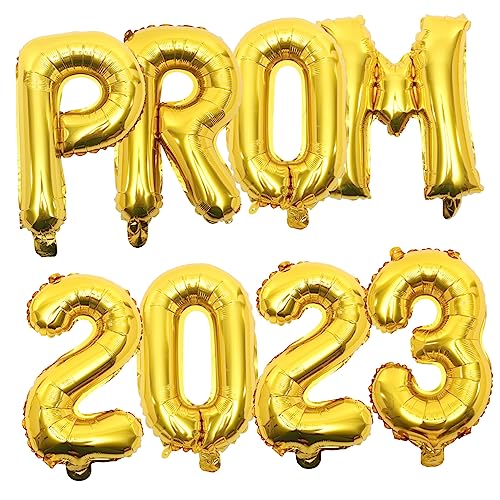 ERINGOGO Set Mit Abschlussballons 2023 Abschlussklasse 2023 Abschlussball-ballondekorationen Partyballons Aus Aluminiumfolie Für Den Abschlussball 2023 ERINGOGO Set Mit Abschlussballons 2023 Abschlussklasse 2023 Abschlussball-ballondekorationen Partyballons Aus Aluminiumfolie Für Den Abschlussball 2023 von ERINGOGO