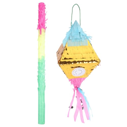 ERINGOGO 1 Satz Pinata- Party Gefälligkeiten Rauten-Piñata- Piñata für Partygeschenk Kinderpinata Pinata-Hit- Geburtstag Piñata Kinderspielzeug Papier Bunt von ERINGOGO