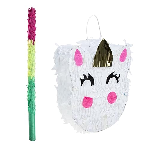 ERINGOGO 1 Satz Unicorn Peel Nata mexikanische Piñata handgemachte Einhorn-Pinata mexikanisches Piñata- Party-Piñata- Piñata gefülltes Papier von ERINGOGO