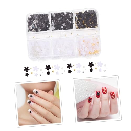 ERINGOGO 1 Schachtel Fächer Box mit Resin Blüten Nagel Charms Kreative DIY Maniküre Zubehör Leicht Anzubringen Kompakt zur Aufbewahrung Geeignet für Fingernägel und Zehennägel Modisches ERINGOGO 1 Schachtel Fächer Box mit Resin Blüten Nagel Charms Kreative DIY Maniküre Zubehör Leicht Anzubringen Kompakt zur Aufbewahrung Geeignet für Fingernägel und Zehennägel Modisches von ERINGOGO