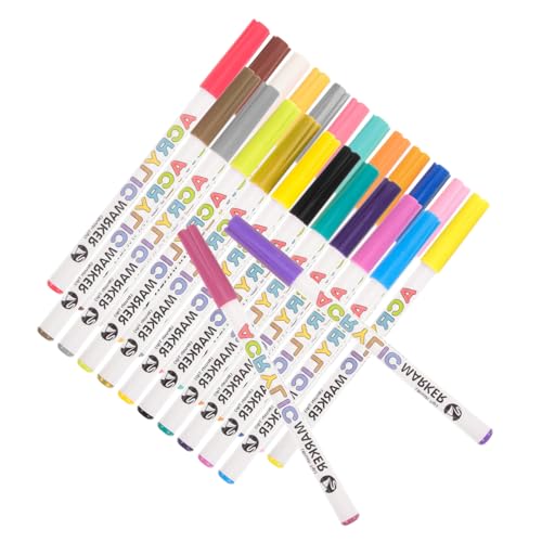 ERINGOGO 1 Schachtel Markieren Sie Schlaganfallpinsel Acrylfarben-marker Farbmarker Stift Acrylfarbenstifte Acryl-marker-set Scrapbook-acrylstifte Acryl-markerstifte Plastik ERINGOGO 1 Schachtel Markieren Sie Schlaganfallpinsel Acrylfarben-marker Farbmarker Stift Acrylfarbenstifte Acryl-marker-set Scrapbook-acrylstifte Acryl-markerstifte Plastik von ERINGOGO
