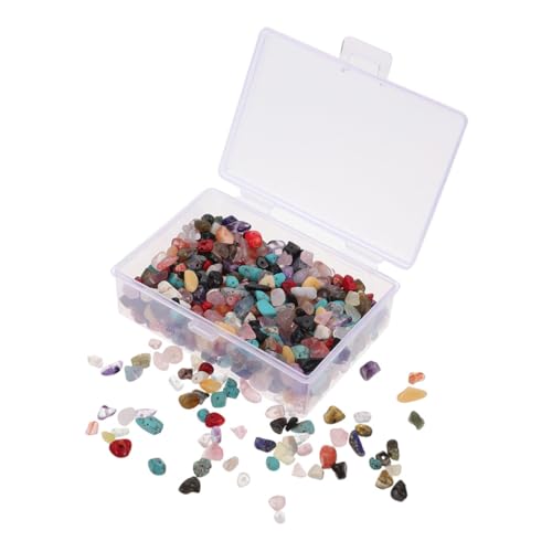 ERINGOGO 1 Schachtel Natürliche Unregelmäßige Steinperlen Glatte Lose Schmucksteine für DIY Basteln Bunte Kieselsteine Handgefertigte Edelstein Perlen für Armband Halskette Dekoration ERINGOGO 1 Schachtel Natürliche Unregelmäßige Steinperlen Glatte Lose Schmucksteine für DIY Basteln Bunte Kieselsteine Handgefertigte Edelstein Perlen für Armband Halskette Dekoration von ERINGOGO