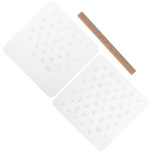 ERINGOGO Einzigartiges Buchstabenstempel-Set Im Retro-Design Robustes Stempelwerkzeug Aus Leder Für Bastelarbeiten Zahlen- Und Buchstabenschablonen Für von ERINGOGO