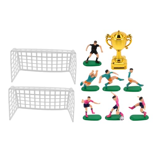 ERINGOGO Puppenhaus Fußballtrophäe Miniatur Fußballspieler Modelle Kunststoff Dekorationen Award Themen Kuchen Topper ERINGOGO Puppenhaus Fußballtrophäe Miniatur Fußballspieler Modelle Kunststoff Dekorationen Award Themen Kuchen Topper von ERINGOGO
