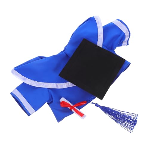 ERINGOGO 1 Set Stofftierkostüm, Abschlussbär-Kleidung, Abschlusshut Mit Quaste, Diplom-tal, Outfit, Kleidungszubehör, Passend Für 30 cm Große Plüschbär-Puppe ERINGOGO 1 Set Stofftierkostüm, Abschlussbär-Kleidung, Abschlusshut Mit Quaste, Diplom-tal, Outfit, Kleidungszubehör, Passend Für 30 cm Große Plüschbär-Puppe von ERINGOGO