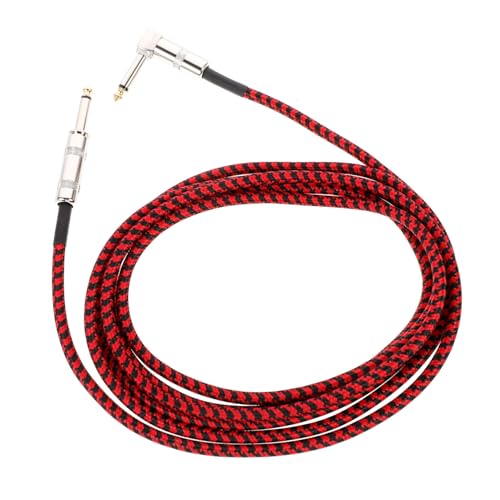 ERINGOGO 1 Stück Guitar Audio Kabel Professionelles Instrumentenkabel für Gitarre und Bass Flexibles und Langlebiges Klinkenkabel mit Kanal Stereo Sound für Musikliebhaber und Musiker von ERINGOGO
