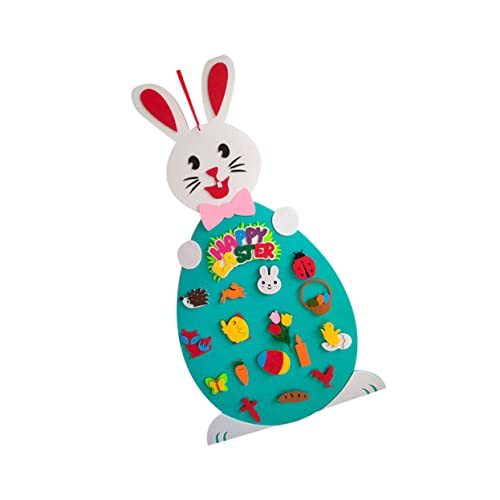 ERINGOGO 1 Stück Kaninchen Ei Anhänger Filz Bastelarbeiten Für Mädchen Plüsch Dekorationen Häschen Kleinkind Kindergeschenke Kaninchen Kinderspielzeug Osterspiel Hängedekor ERINGOGO 1 Stück Kaninchen Ei Anhänger Filz Bastelarbeiten Für Mädchen Plüsch Dekorationen Häschen Kleinkind Kindergeschenke Kaninchen Kinderspielzeug Osterspiel Hängedekor von ERINGOGO