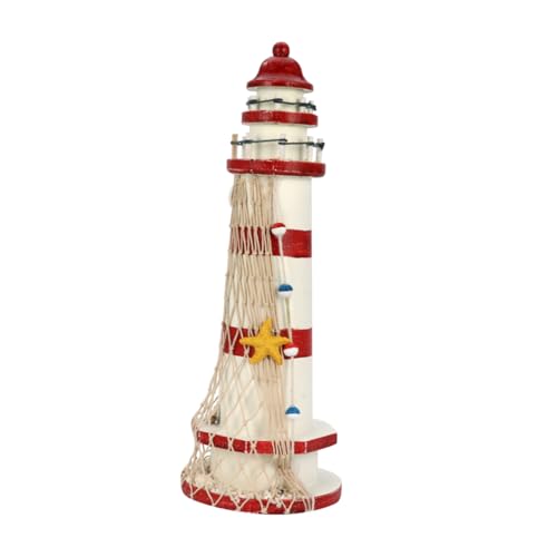 ERINGOGO 1 Stück Leuchtturm-Ornament dekorativ nautisch Leuchtturm Küsten schmuck im mediterranen Stil Wohnkultur Leuchtturm-Modell Kiefernholz ERINGOGO 1 Stück Leuchtturm-Ornament dekorativ nautisch Leuchtturm Küsten schmuck im mediterranen Stil Wohnkultur Leuchtturm-Modell Kiefernholz von ERINGOGO