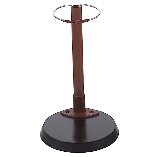 ERINGOGO 1 Stück Puppenständer Stand Lagerung Stützständer Für Puppen Stützgestell Für Plüschpuppen Steht Puppenhalter Klein Anzeige Mini Kind Puppenregal Babypuppe Hölzern Brown von ERINGOGO