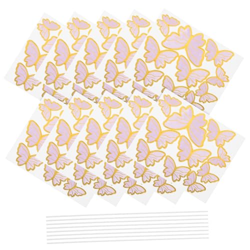 ERINGOGO 10 Blatt Schmetterling Kuchendekoration Teiliges Essbare Tortenstecker für Hochzeiten und Geburtstagsfeiern Kreative Muffin Deko Leicht und Einfach Anzuwenden ERINGOGO 10 Blatt Schmetterling Kuchendekoration Teiliges Essbare Tortenstecker für Hochzeiten und Geburtstagsfeiern Kreative Muffin Deko Leicht und Einfach Anzuwenden von ERINGOGO