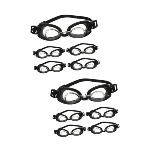 ERINGOGO 10 STK Mini Schwimm Brille Accessoires für Puppenkleidung Babypuppenbrille Brillen Puppen Mini-Brille für Puppe Zubehör für Puppenkostüme Miniatur Spielzeug Taucherbrille von ERINGOGO