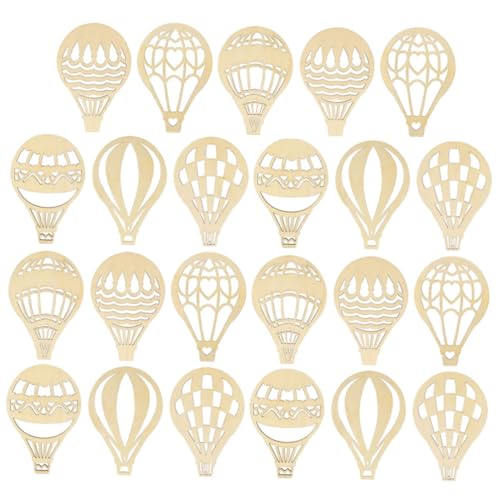 ERINGOGO 10 Satz Teiliges Holz Heißluftballon Holzscheiben zum Bemalen Basteln Dekoration Natürliche Holzrohlinge für Kreative Handarbeit ERINGOGO 10 Satz Teiliges Holz Heißluftballon Holzscheiben zum Bemalen Basteln Dekoration Natürliche Holzrohlinge für Kreative Handarbeit von ERINGOGO