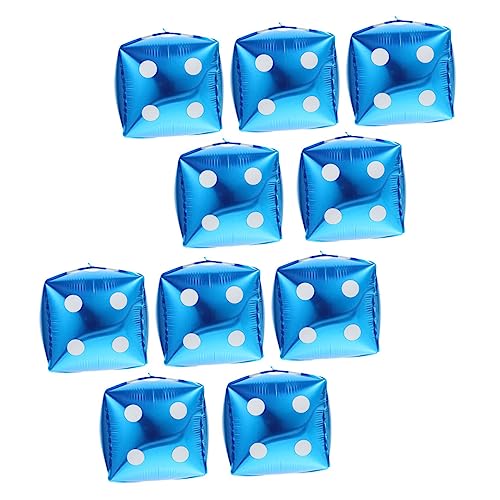 ERINGOGO 10 Stück Ballon Dekorationen Folienballons Fiesta Partyballons Luftballons Dekorativ Fest Farbig Ballonparty Rosa Umwerben Pastell Folienwürfelballons Blue Aluminiumfolie ERINGOGO 10 Stück Ballon Dekorationen Folienballons Fiesta Partyballons Luftballons Dekorativ Fest Farbig Ballonparty Rosa Umwerben Pastell Folienwürfelballons Blue Aluminiumfolie von ERINGOGO
